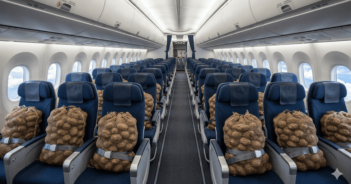 Картофель вместо пассажиров