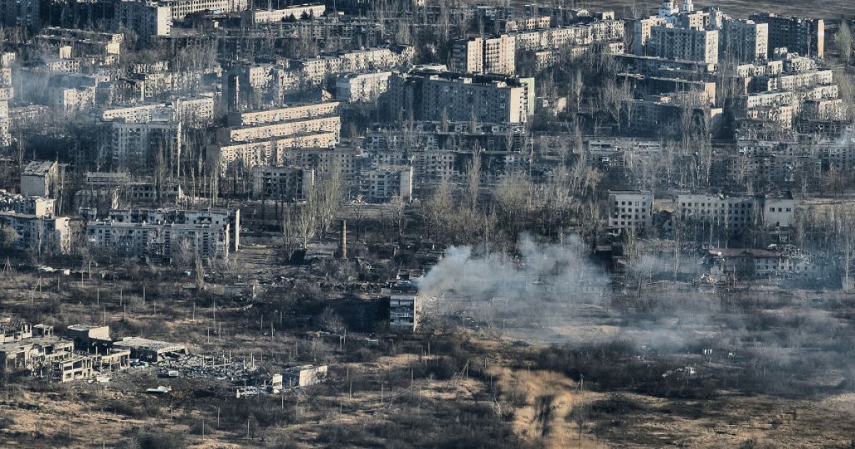 Разрушенная Авдеевка в феврале 2024-го