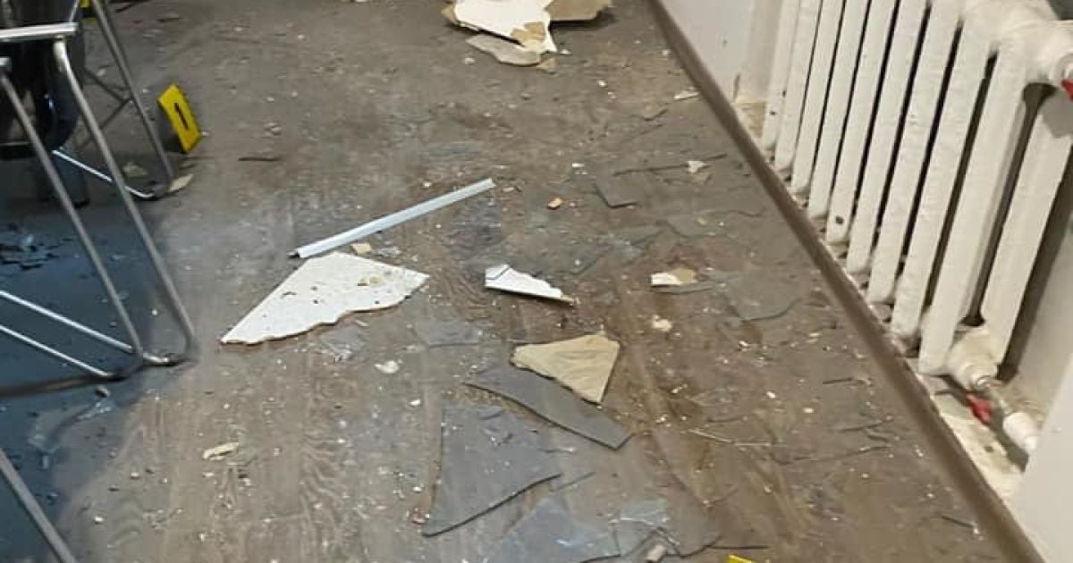 вибух в офісі ОПЗЖ у Полтаві_2 / © Facebook /Ілля Кива