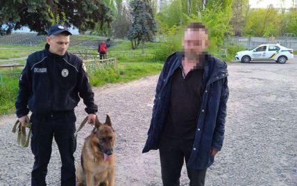 В Киеве служебный пес Уран поймал злоумышленника, зарезавшего знакомого (фото)