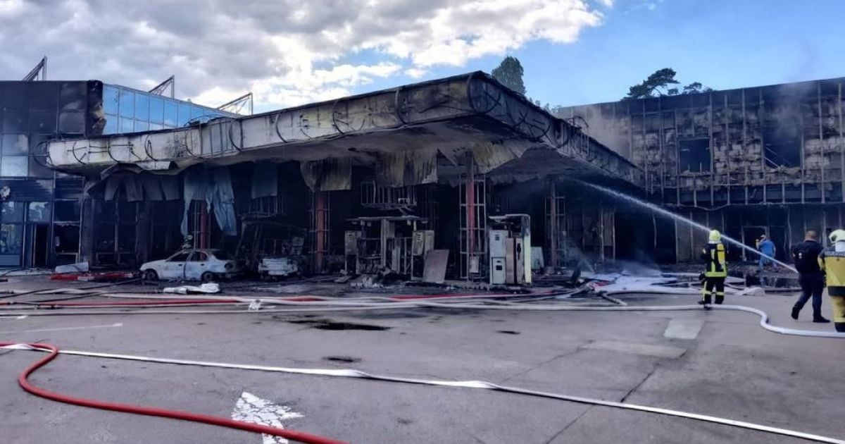 Київська АЗС після пожежі