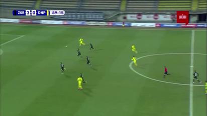 Заря - Днепр-1 - 3:1. Гол Назаренко
