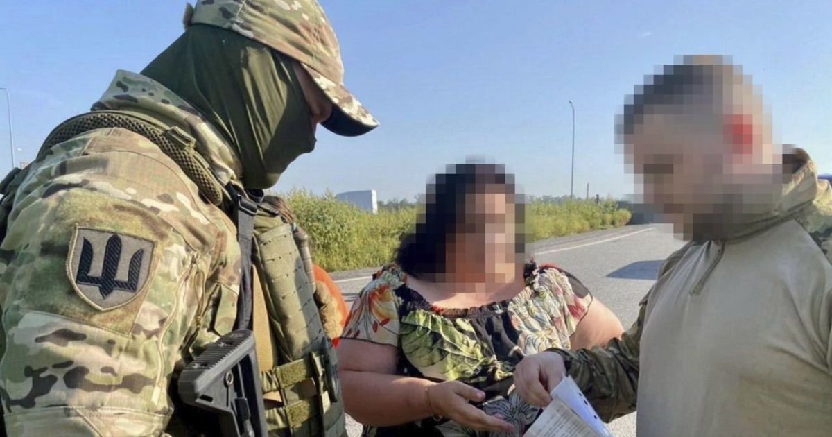 Затримана на Харківщині російська агентка / Фото: телеграм-канал СБУ