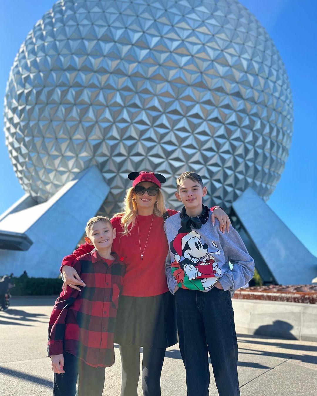 Ирина Федышин с сыновьями в США / © instagram.com/irynafedyshyn