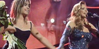 Ани Лорак вывела 12-летнюю дочь на сцену на концерте в Москве