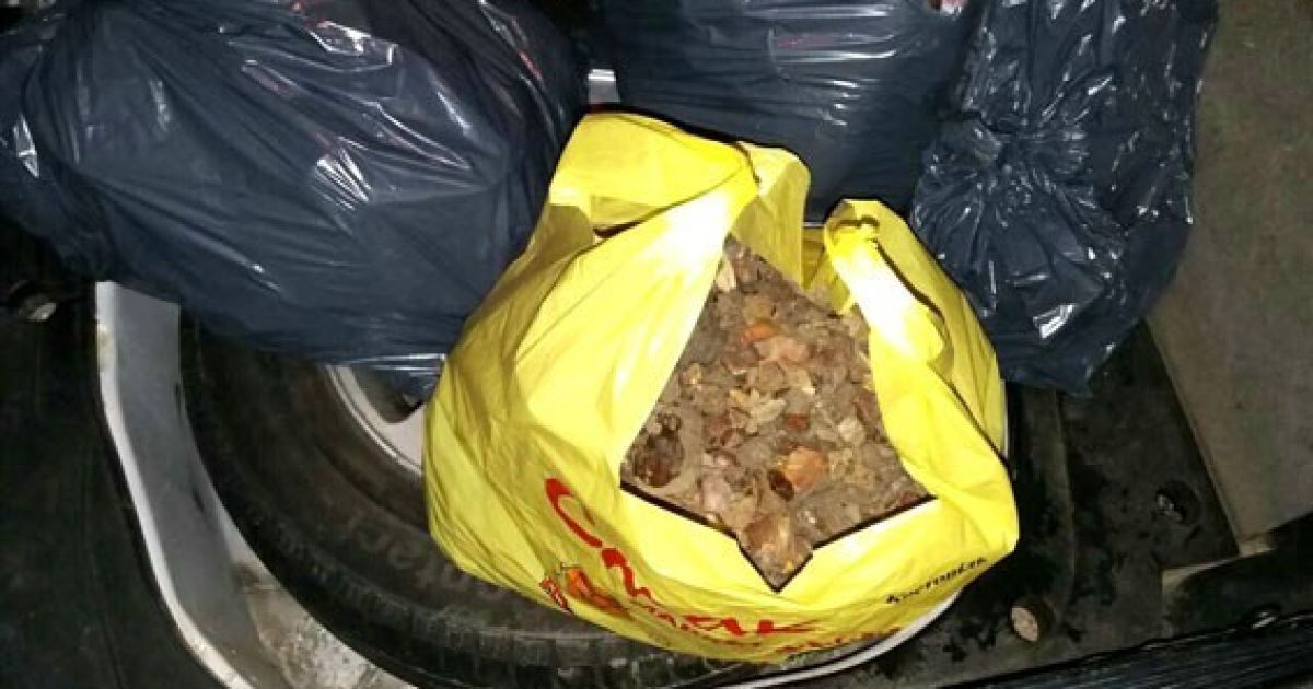 У Рівному поліція затримала іспанця українського походження із 7,5 кг бурштину
