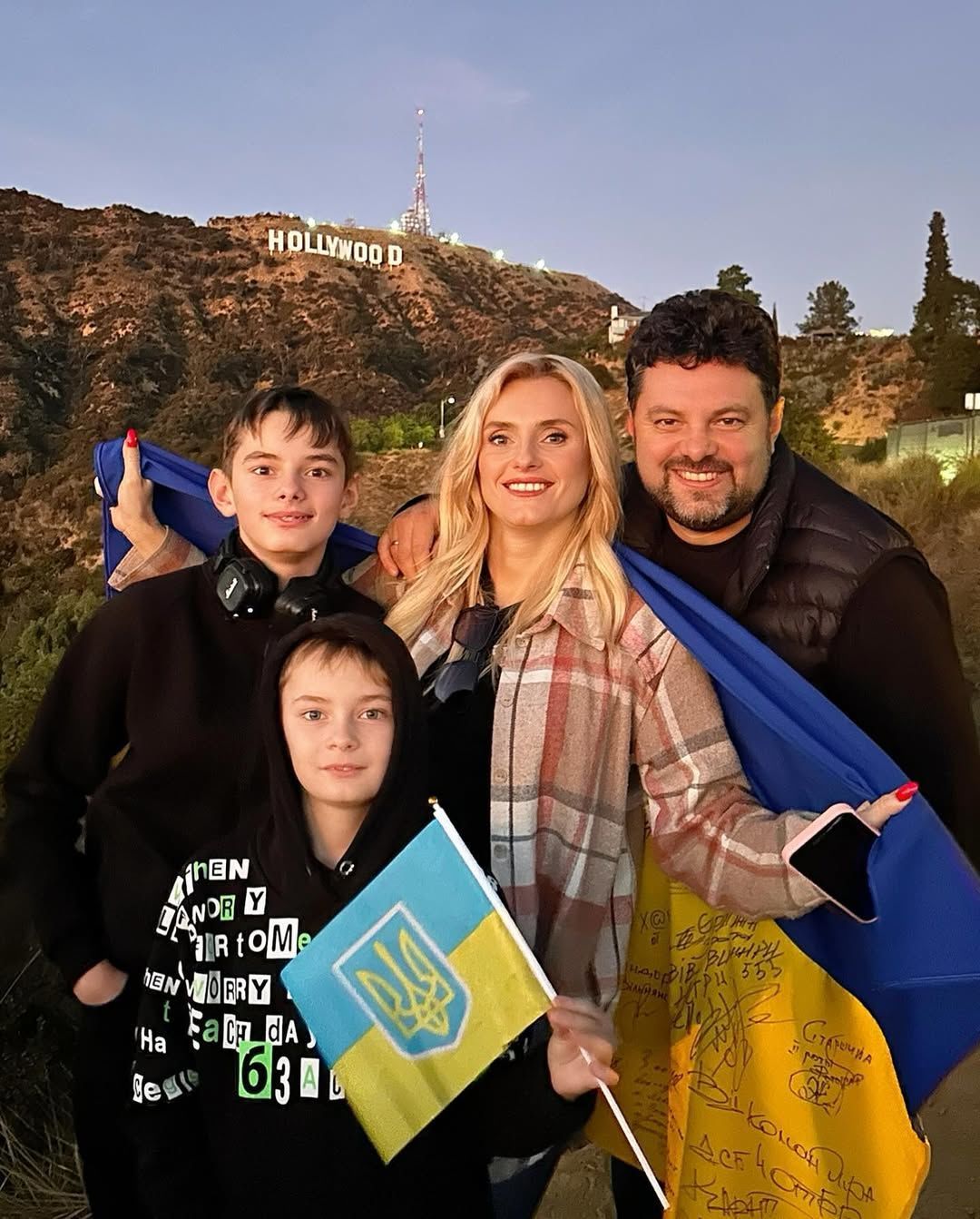 Ірина Федишин з родиною / © instagram.com/irynafedyshyn