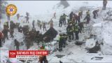 В Италии спасатели закончили поисковые действия на месте схода лавины