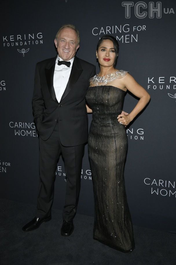 Сальма Гаєк з чоловіком Франсуа-Анрі Піно / © Associated Press