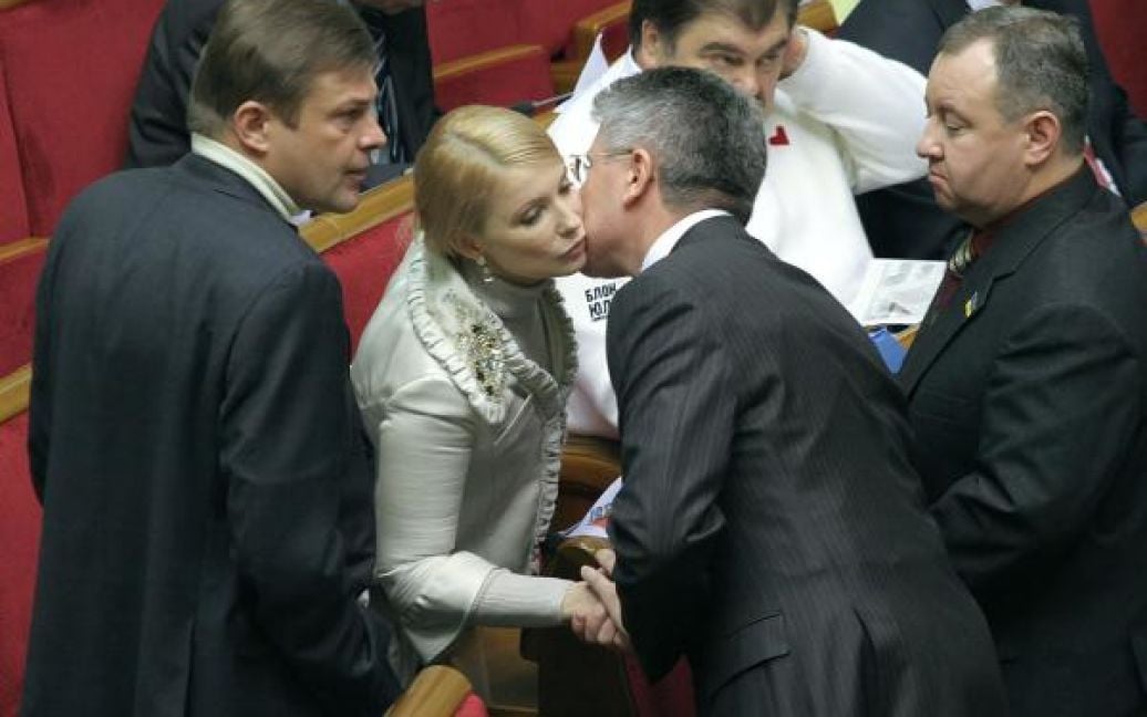 Юлія Тимошенко в залі Ради / © 