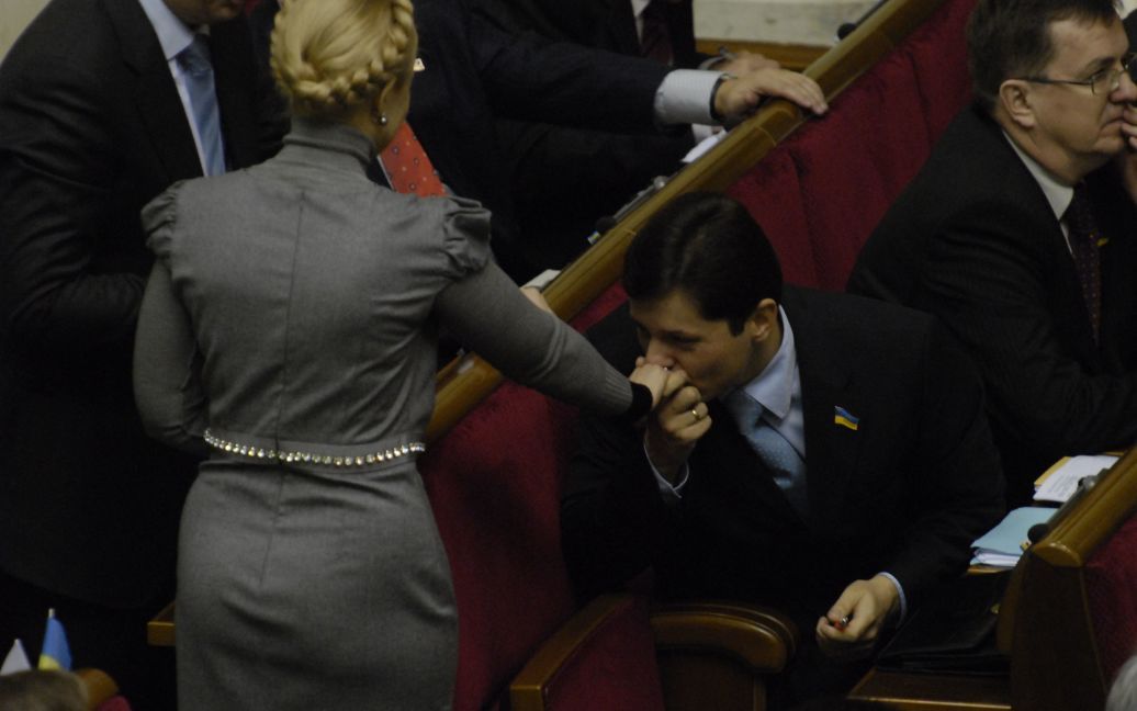 Юлія Тимошенко в залі Ради / © 