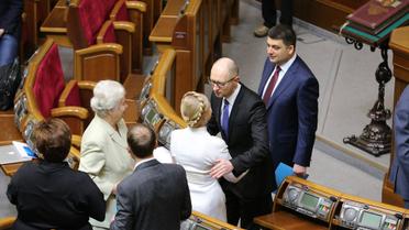 Юлія Тимощенко і Арсеній Яценюк