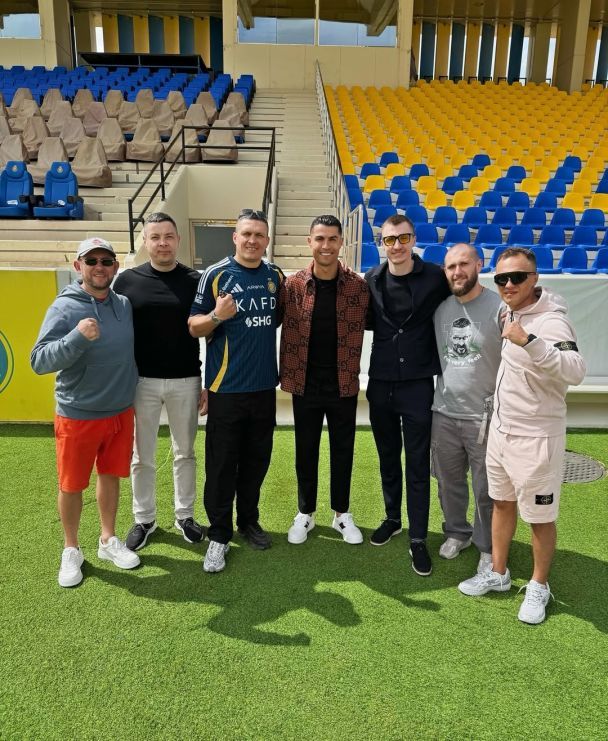 Усик та Роналду / © instagram.com/usykaa