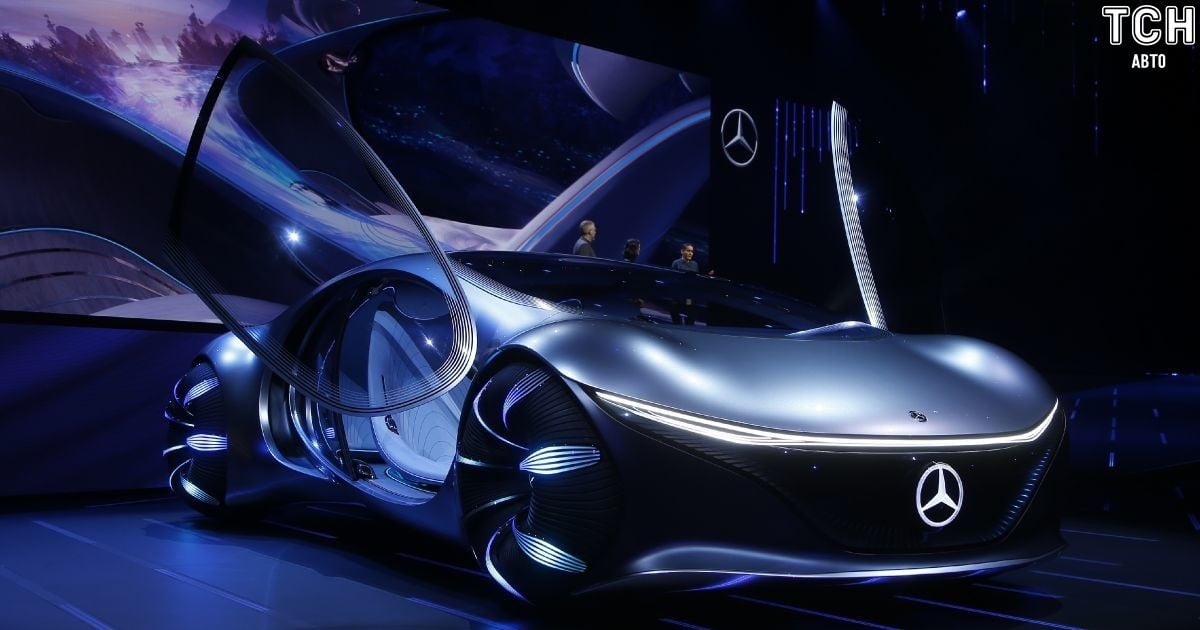 Mercedes представив електрокар у дусі "Аватара". Фото