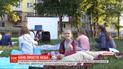 В Винницкой области председатель домового комитета устроил детский кинотеатр во дворе многоэтажки