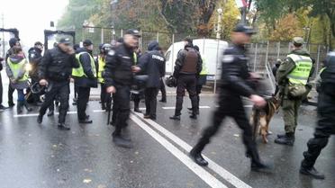 силовики в урядовому кварталі_1 / © Фото Інни Боднар/ТСН