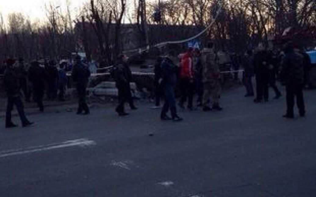 У місті збираються обурені люди / © twitter.com/IgorZ_ua