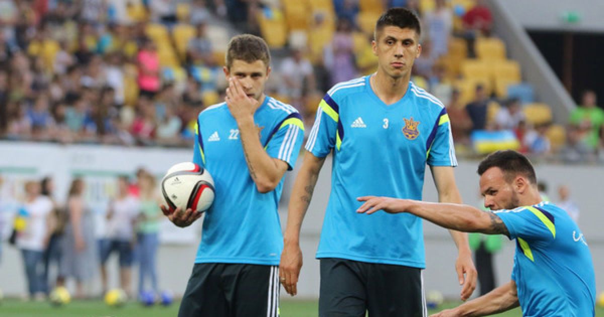 Тренировка сборной во Львове