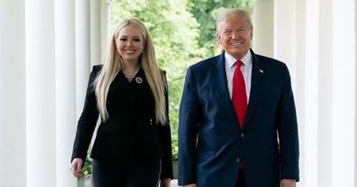 Тиффани и Дональд Трамп