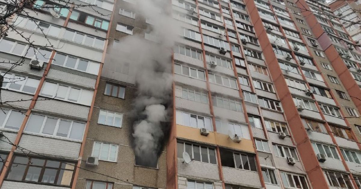 Пожежа на Троєщині_3 / © Інформатор