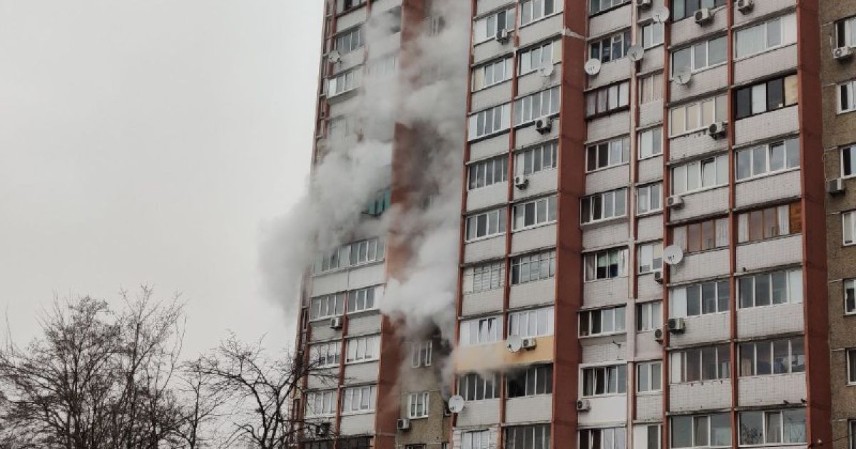 Пожежа на Троєщині_2 / © Інформатор