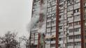 Димова завіса: у багатоповерхівці на столичній Троєщині під час пожежі вигоріла квартира