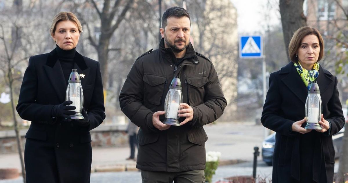 Елена и Владимир Зеленские, Майя Санду/Telegram Елены Зеленской