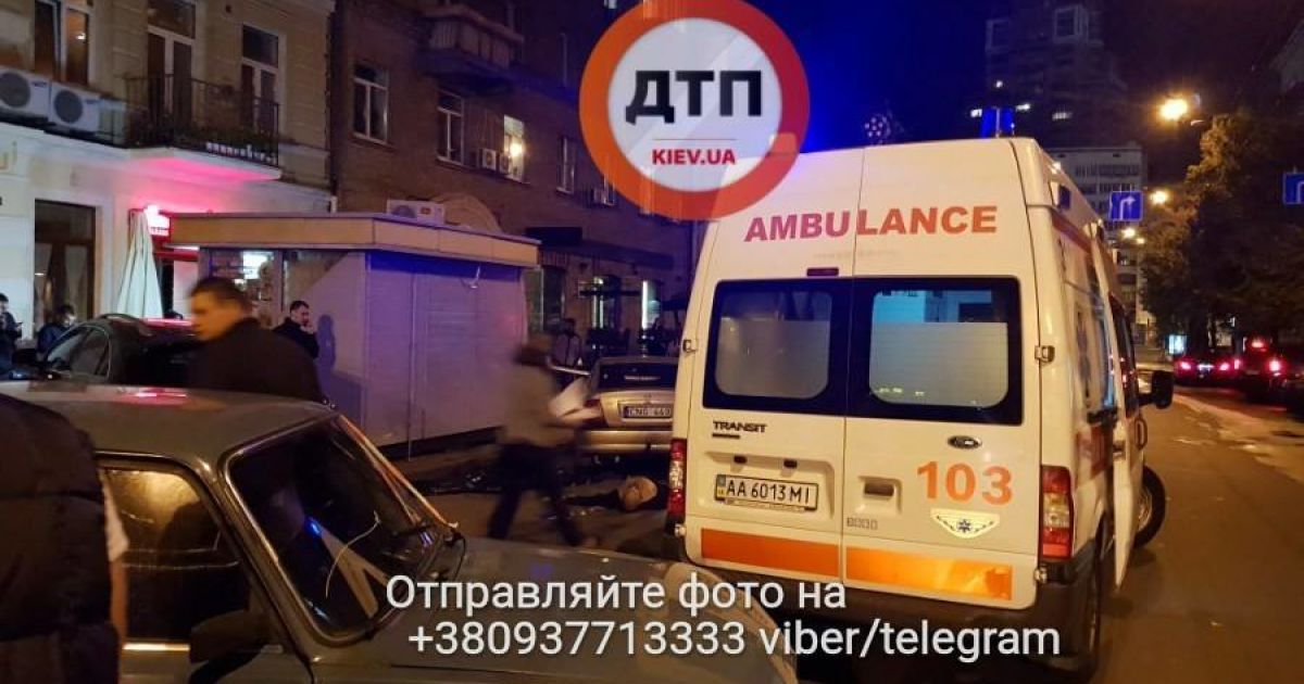 Розстріл людини у Києві_8 / © facebook.com/dtp.kiev.ua
