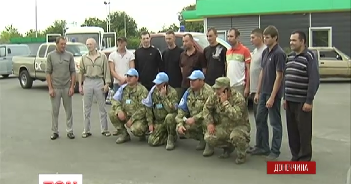 Из плена боевиков освободили 12 украинцев