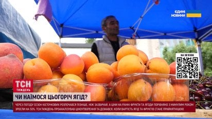 Ціни — шок! Коли подешевшає черешня та де зникли українські абрикоси?