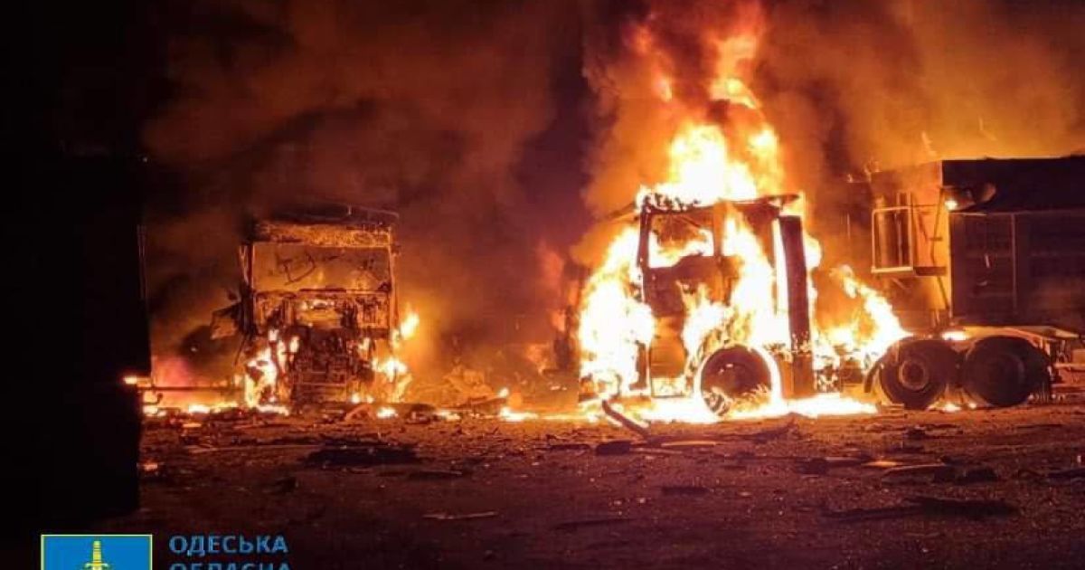 Фото з наслідками атаки дронами по Одеській області 13 вересня