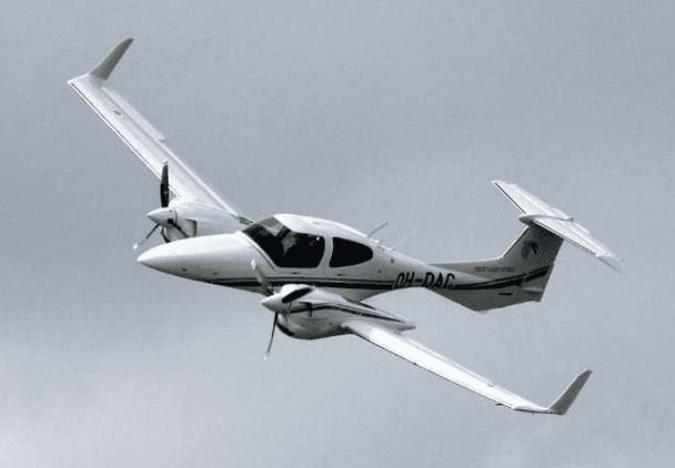Падіння навчального літака Diamond DA42 в Росії / © соцмережі