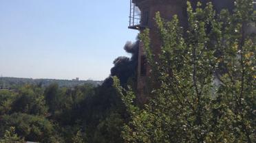 В Буче начался масштабный пожар на промышленном предприятии / © ТСН.ua