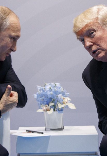 Путін та Дональд Трамп