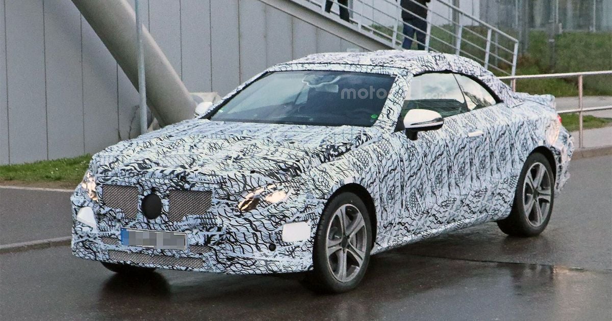 Mercedes-Benz вывел на тесты новый кабриолет E-Class
