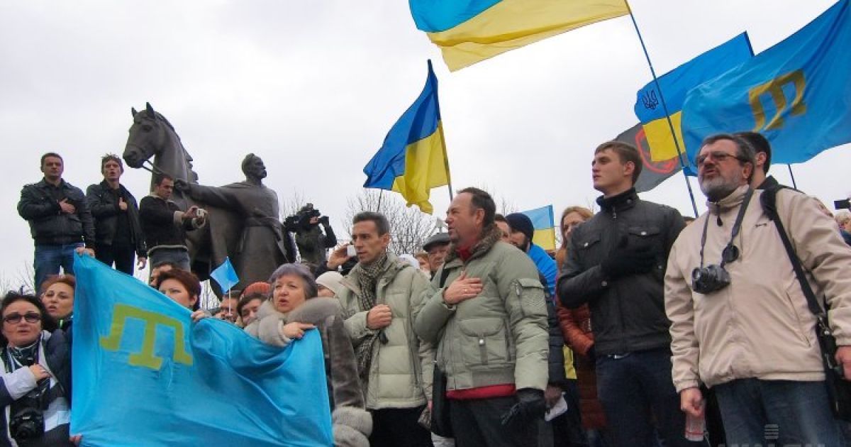 Митинг в Кривом Роге собрал тысячи людей. / © УНИАН