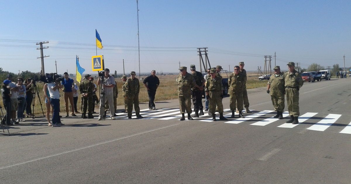 В Крыму стартовала бессрочная блокада полуострова. / © ТСН