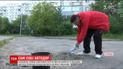 В Черновцах ученый поставил себе задачу залатать 100 ям на местных дорогах