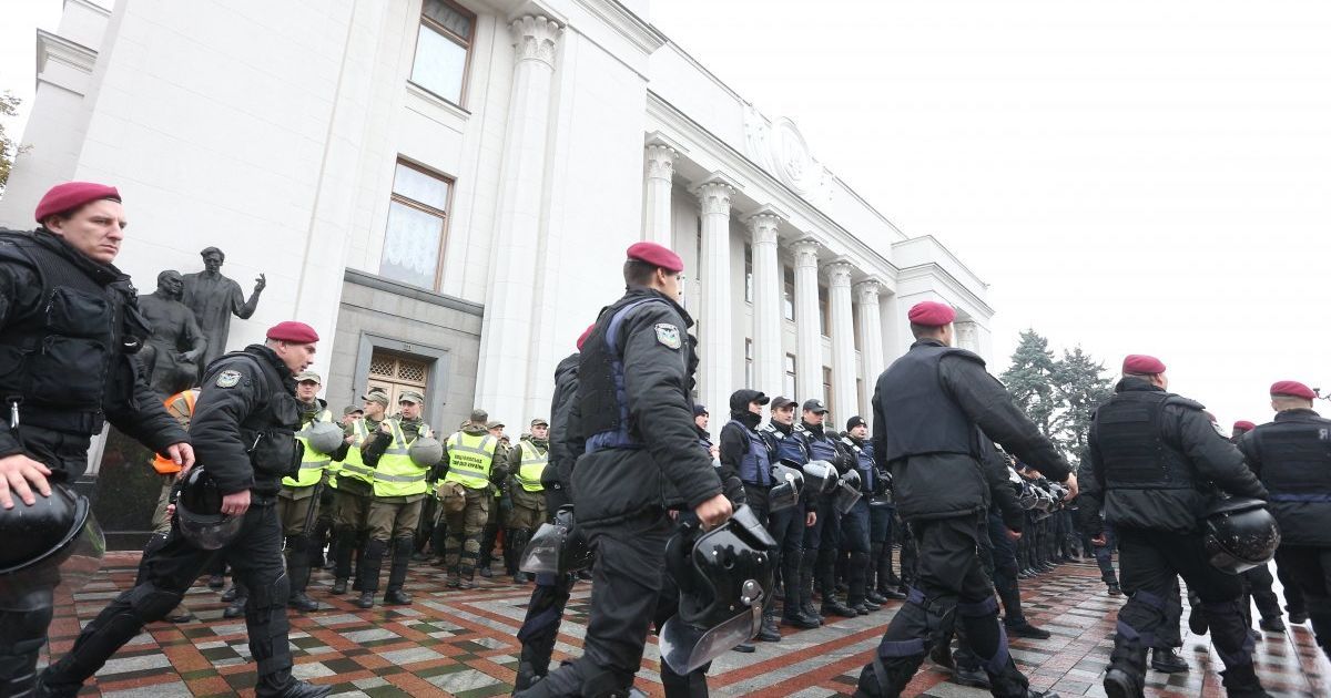 Акція на підтримку політреформи в Києві: у поліції назвали кількість мітингувальників