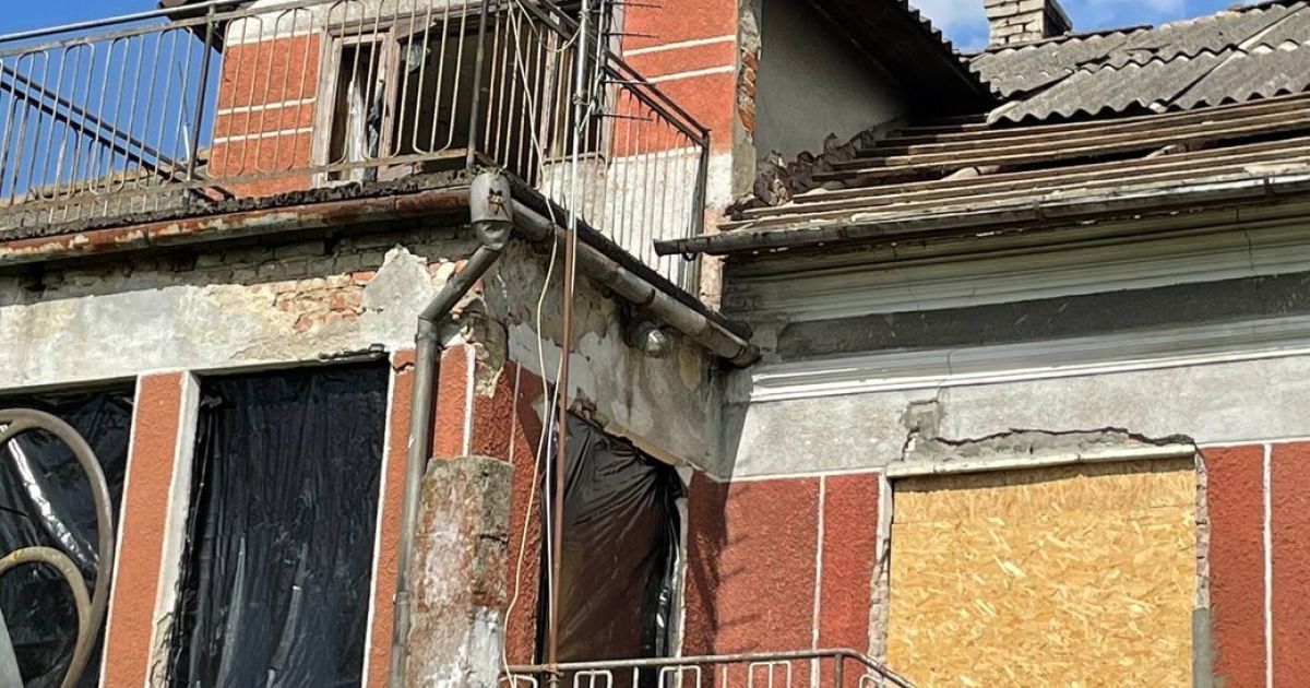Последствия ракетного удара в Большевцевской общине Ивано-Франковска