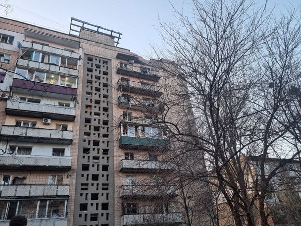 Атака РФ по Черкасах 14 квітня 2026 року / © Голова Черкаської ОВА Ігор Табурець.