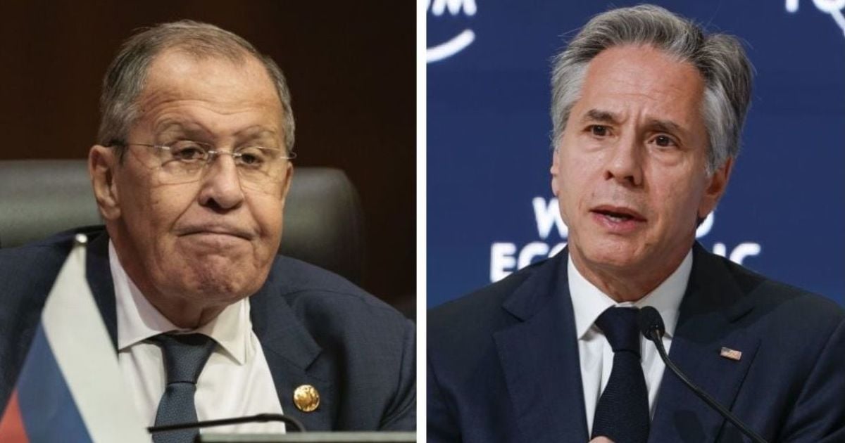 Сергій Лавров та Ентоні Блінкен / Колаж