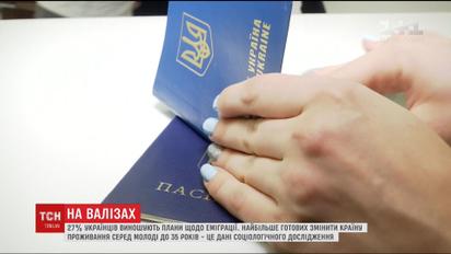 Третина Українців хочуть жити чи працювати за кордоном