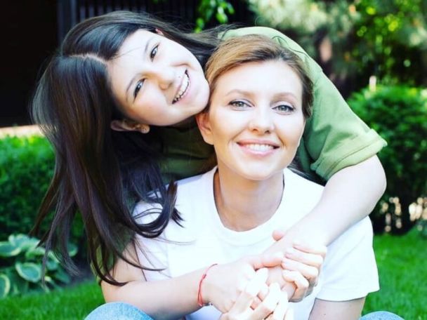 Олена Зеленська з донькою / ©