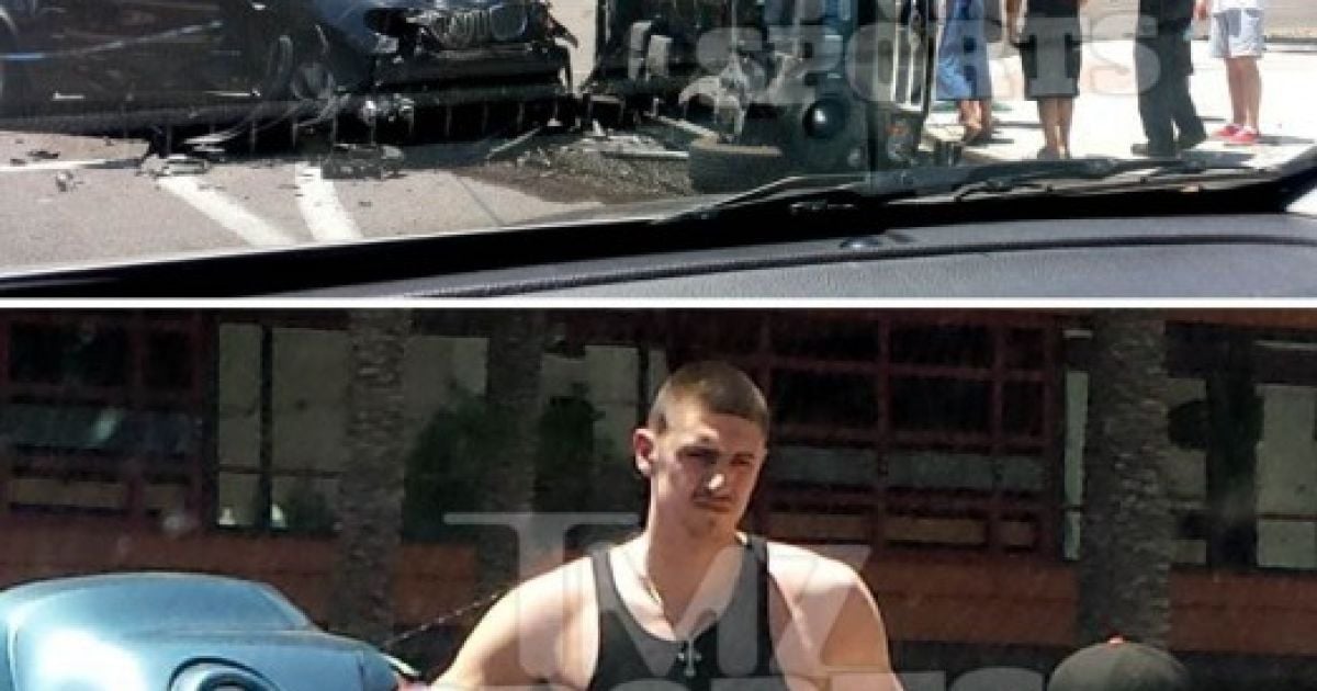 Алексей попал в аварию