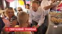 В Одессе ко Дню города запустили особый трамвай