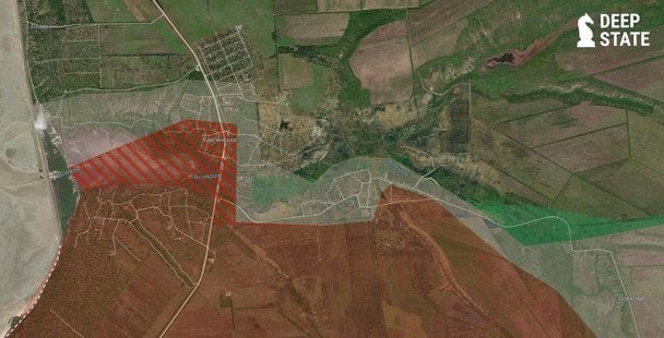 РФ прорвала оборону біля Кам’янського / © t.me/DeepStateUA