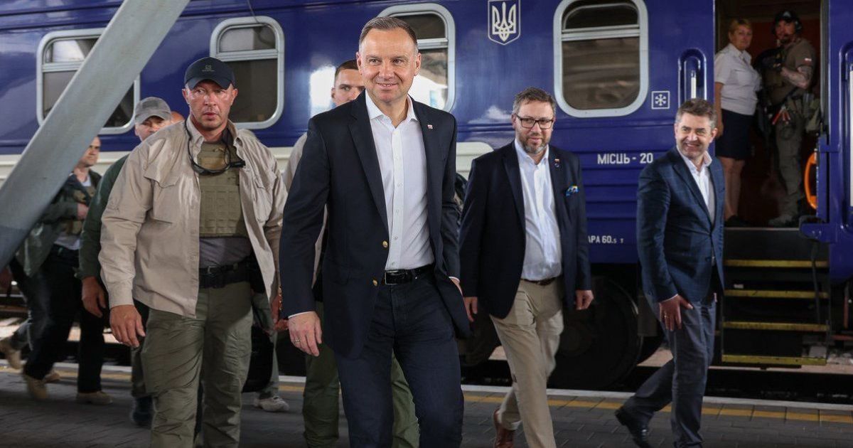 Президент Польщі Дуда прибув із візитом до Києва. Фото: Канцелярія президента Польщі.