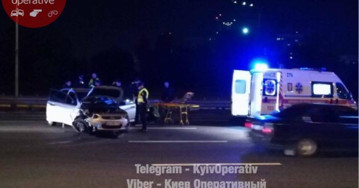 Нічна погоня з поліцією в Києві закінчилася ДТП з постраждалими_5