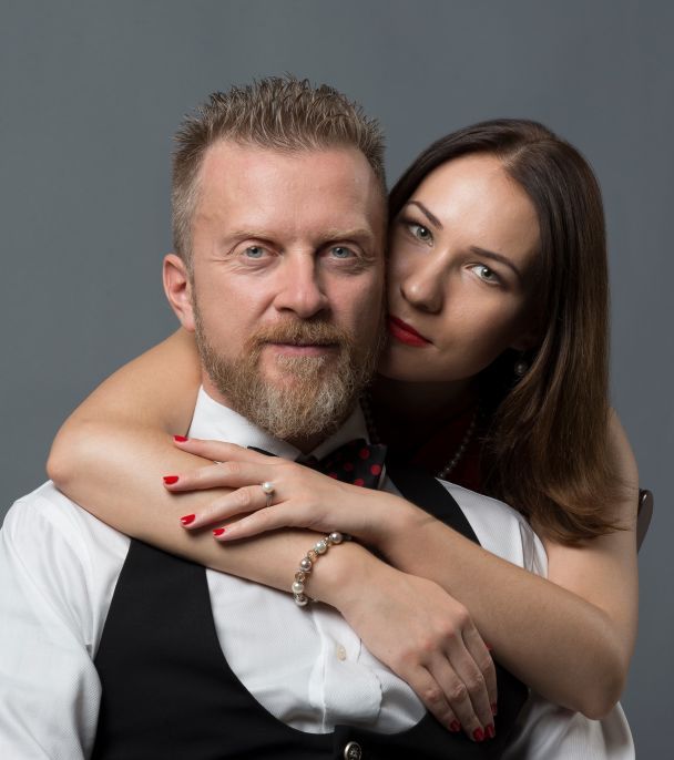 Мухарский с женой / © facebook.com/elizabeth.bielska